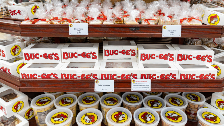 Buc-ee's sweet treats display