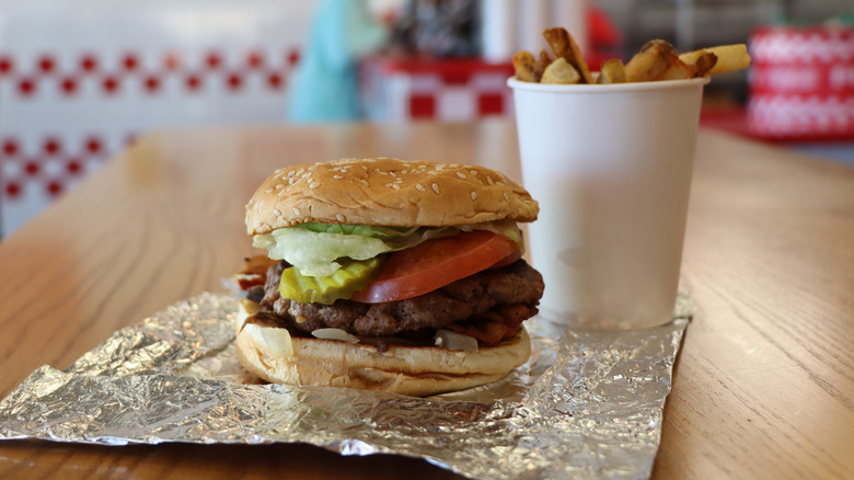 Five Guys meal