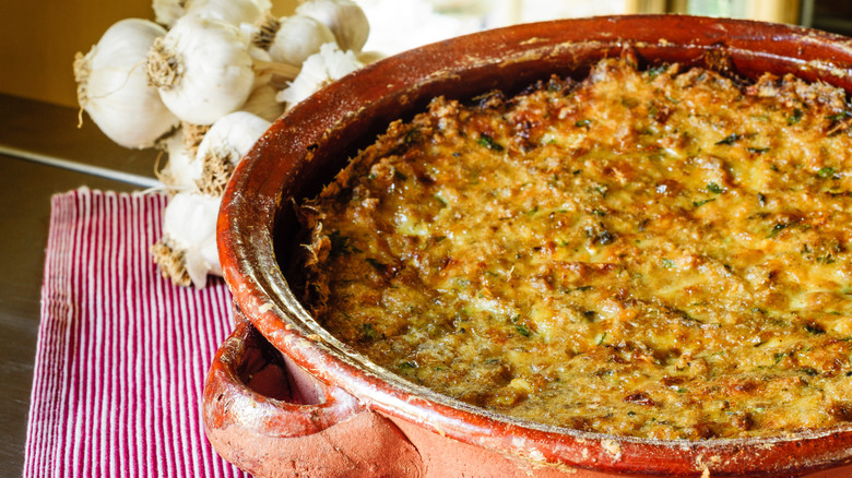 casserole cooked in dish