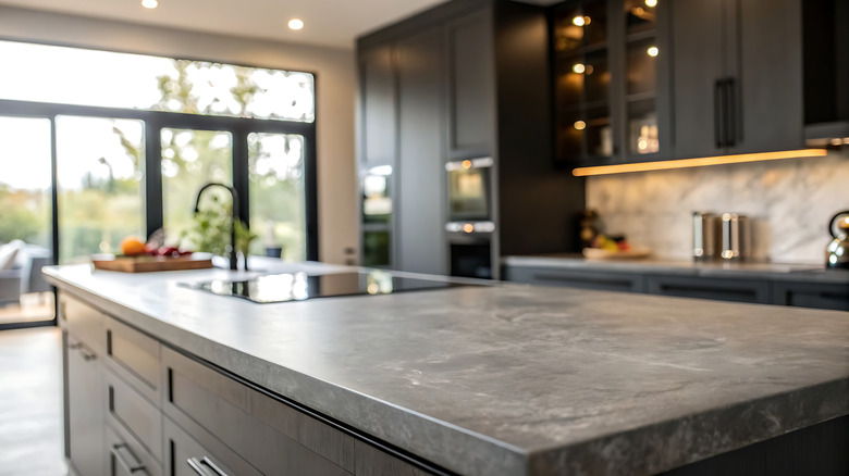 marble kitchen countertop