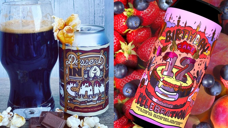 Amundsen Brewery dessert in a can beer selection