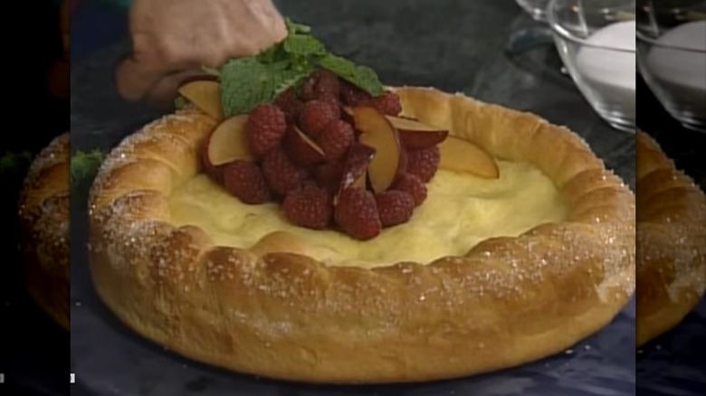 Chef Nancy Silverton's crème fraîche brioche torte