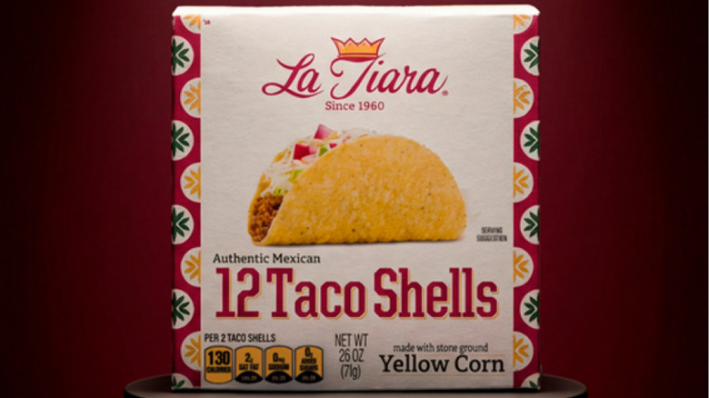 La Tiara taco shells package