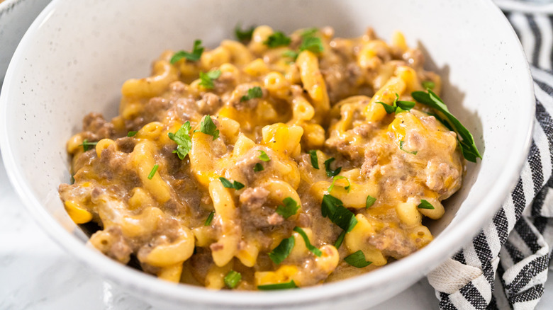 Hamburger Helper meal