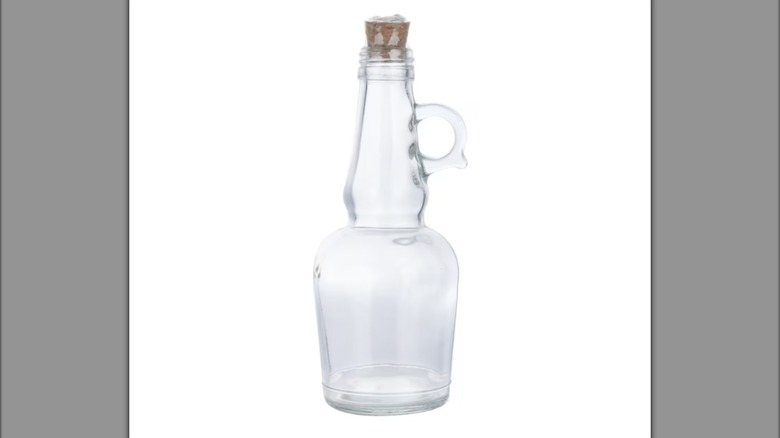 Dollar Tree glass bottle with cork