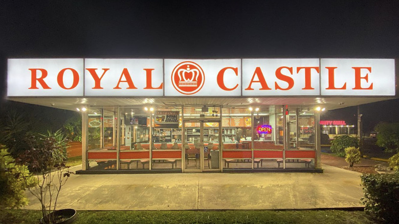 Royal Castle in Miami, Florida at night