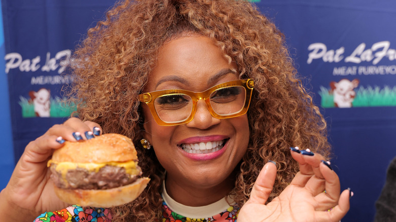 Sunny Anderson smiling