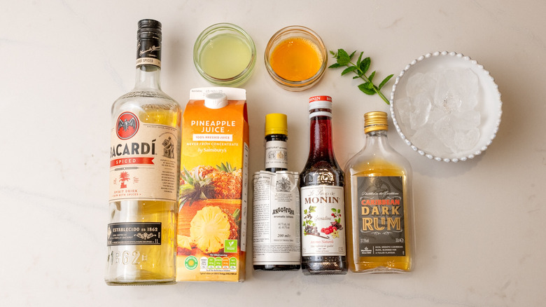 frozen zombie cocktail ingredients