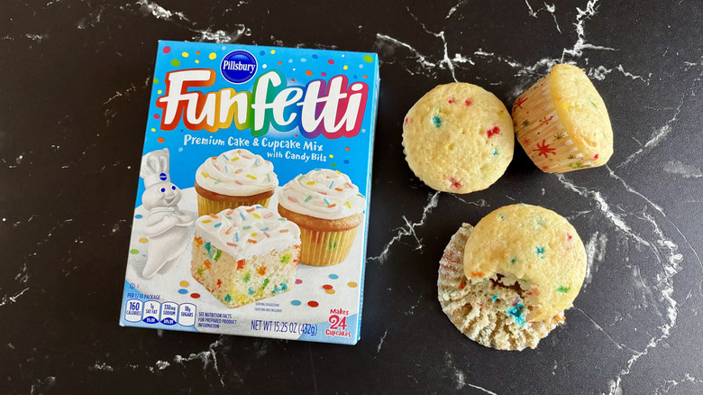Pillsbury funfetti boxed cake mix