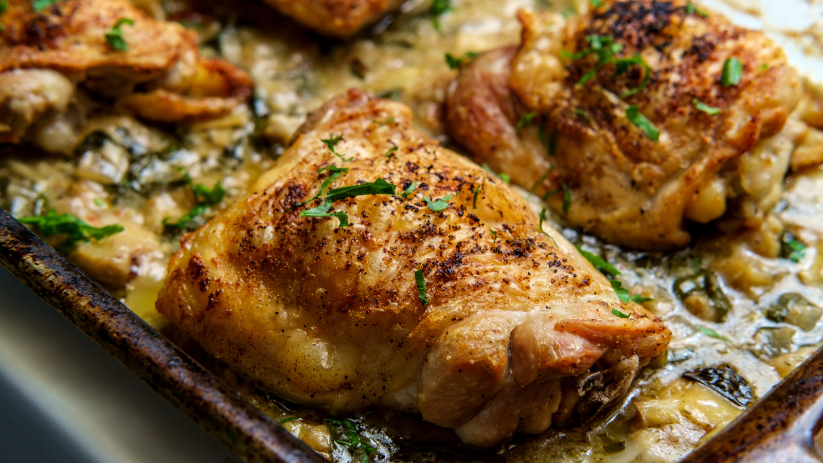 This Herby Baked Chicken Makes Weeknight Dinners Effortless And Cozy - Tasting Table