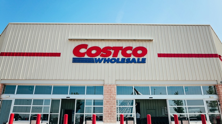 the exterior of a costco wholesale
