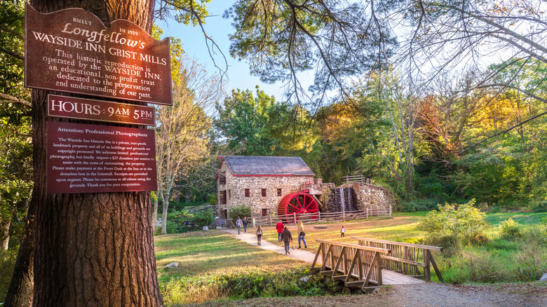 Exterior of Wayside Inn's Grist Mills