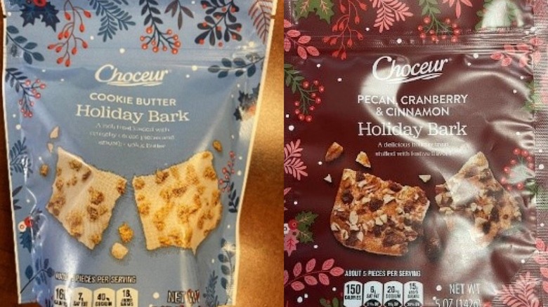 the two recalled bags of Choceur beside each other