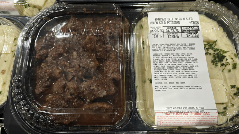 Kirkland Signature Beef with Mashed Yukon Gold Potatoes