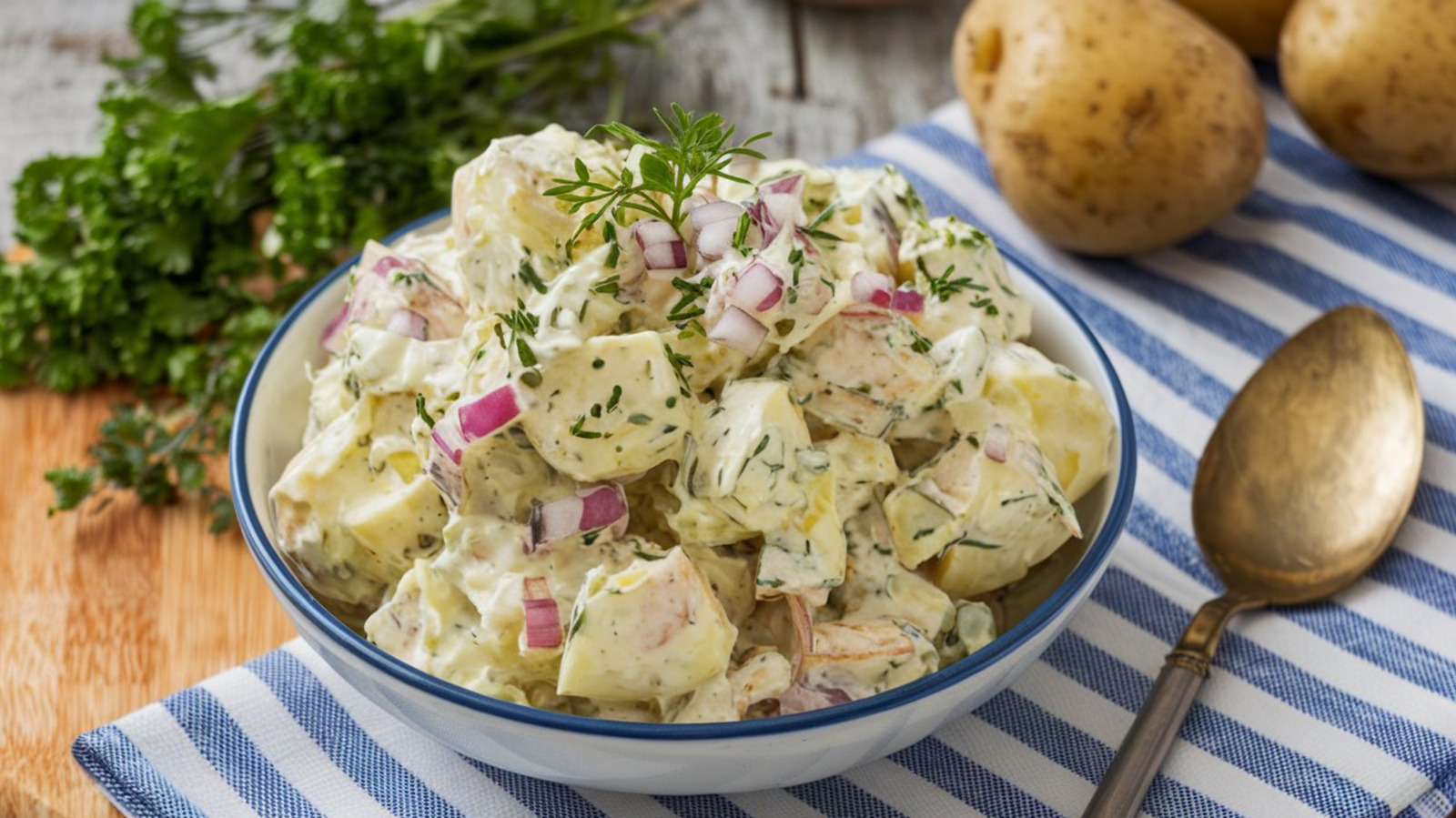This Is Easily The Best Vinegar To Use For Potato Salad - Tasting Table