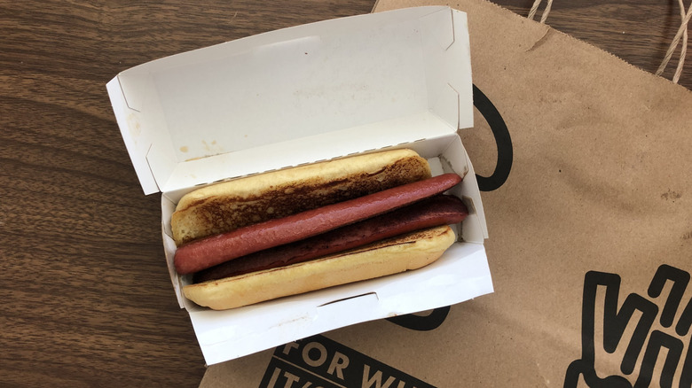 Shake Shack flat-top hot dog
