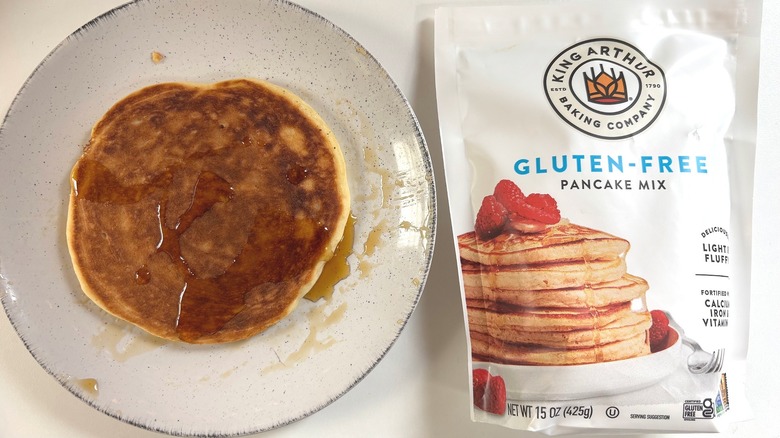 gluten-free pancake on plate