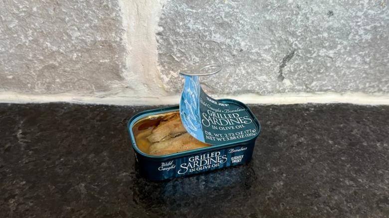 Trader Joe's Wild Caught Boneless Grilled Sardines in Olive Oil