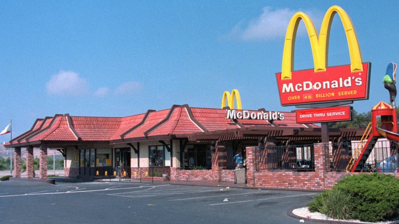A McDonald's in California in 1985