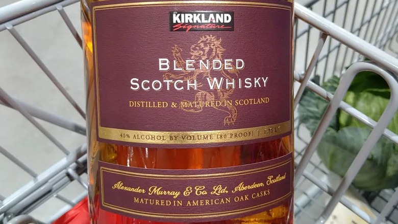 Bottle of Kirkland Blended Scotch Whisky 