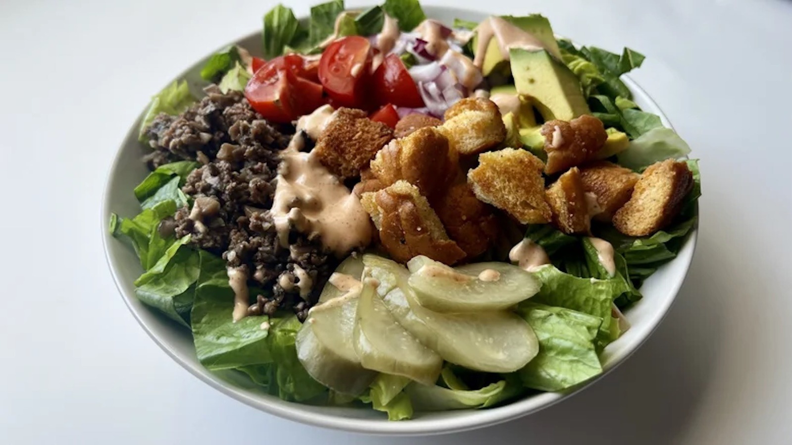 This Light, Flavorful Bowl Reinvents The Classic Burger - And It's Perfect Any Night Of The Week - Tasting Table