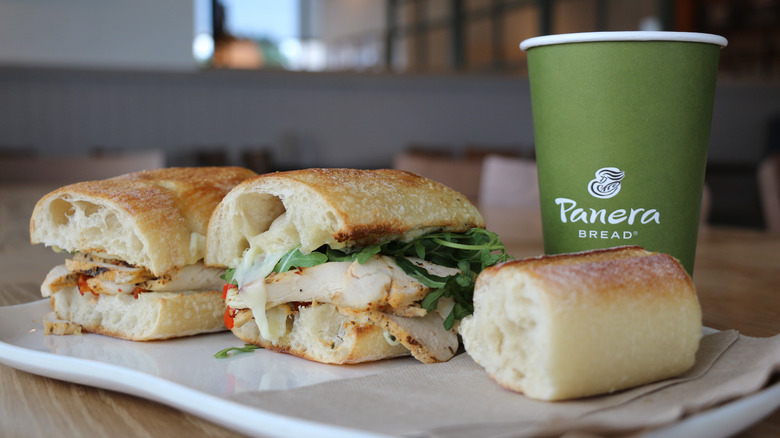panera meal and cup