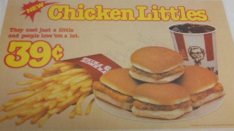 KFC's Chicken Littles Sandwiches, 1980s