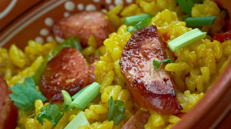 dirty rice with chicken liver