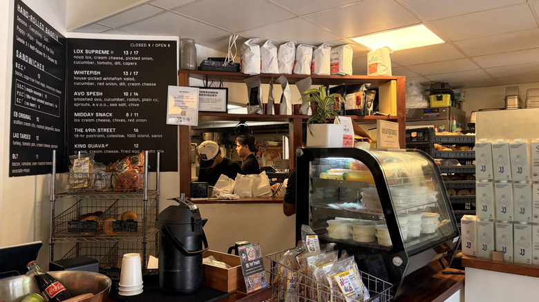 Interior of El Bagel