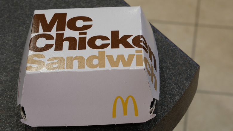 McDonald's McChicken box