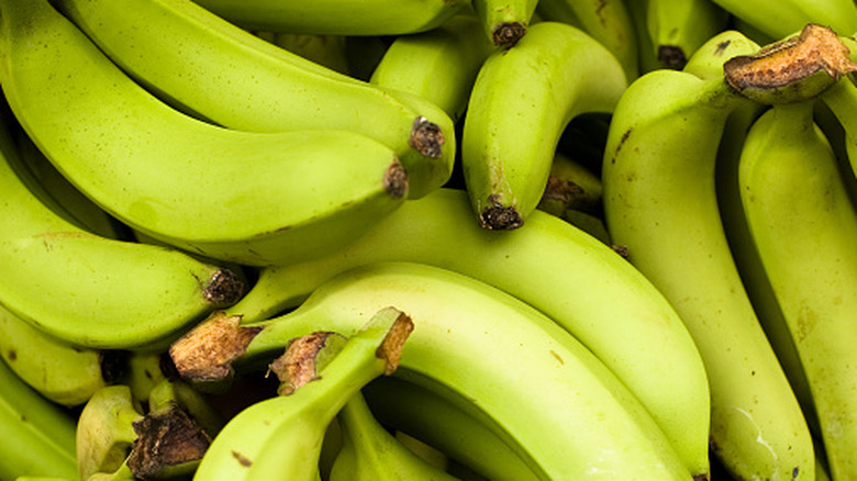 green bananas