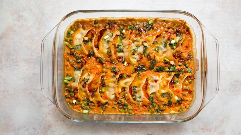 Trader Joe's dumpling bake