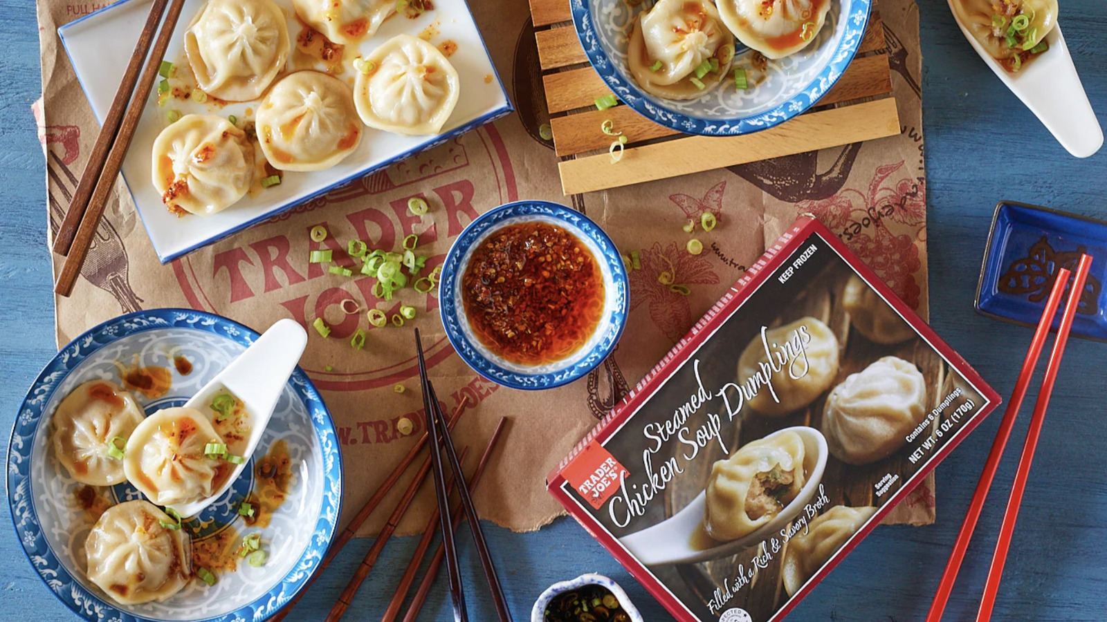 This Popular One-Pan Dumpling Bake Starts With Trader Joe's Staples