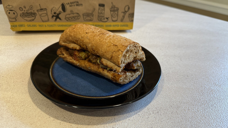 Potbelly's Fireball sandwich on plate