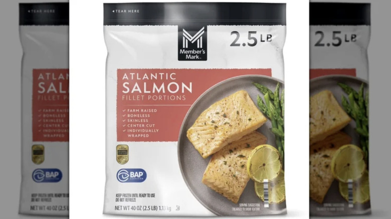 Sam's Club frozen salmon flllets