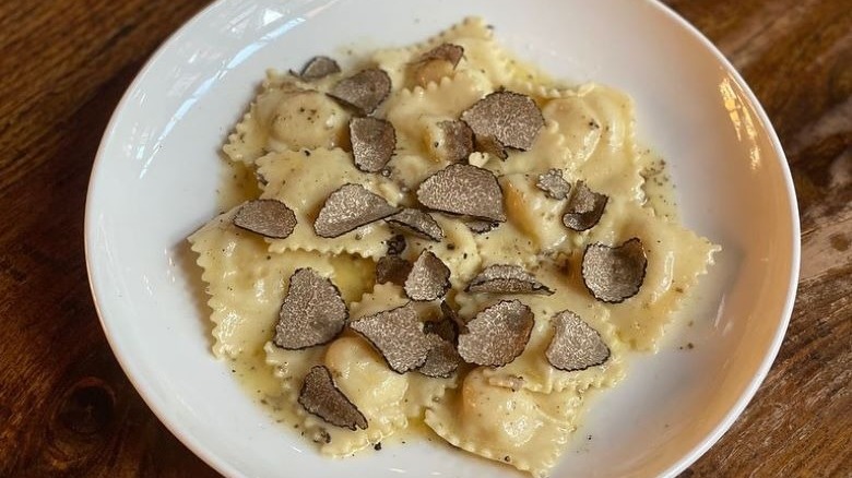 Truffle pasta dish at la Spiga in Seattle