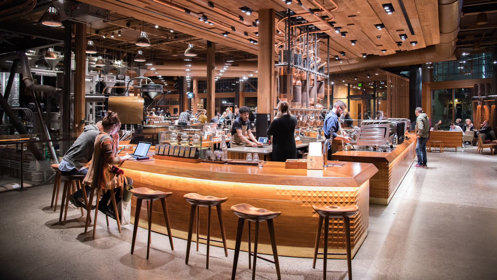 This Seattle Starbucks Location Was Built In A Historic Car Dealership
