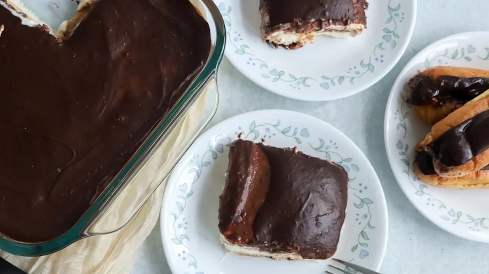 This Simple Twist Turns Eclair Cake Into A Springtime Dessert - Tasting Table