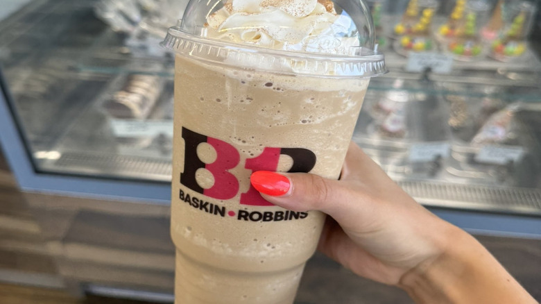 Cappuccino Blast inside of a Baskin-Robbins store