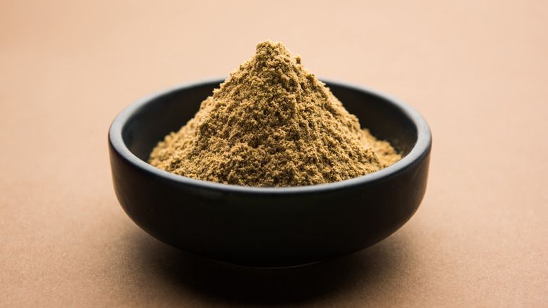 Bowl of chaat masala