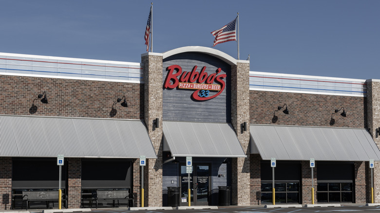 Exterior of a Bubba's 33 restaurant
