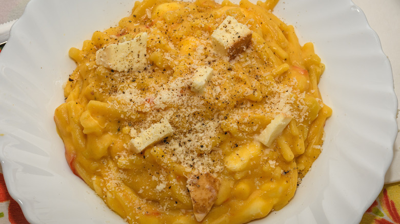 dish of pasta e patate