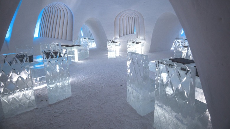 Ice Restaurant in Lapland