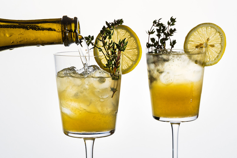 Thyme-Infused Wine Punch