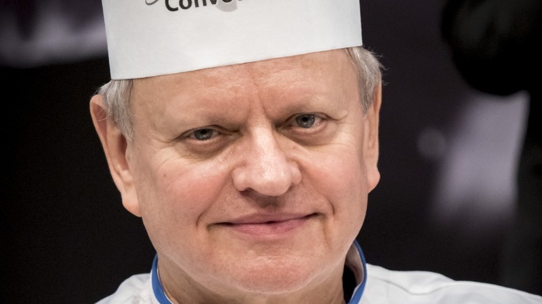 Chef Joel Robuchon close-up