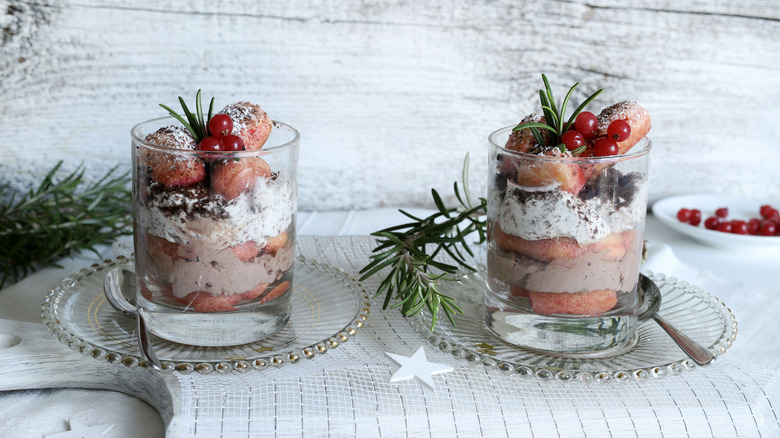 holiday Zuppa Inglese in glass