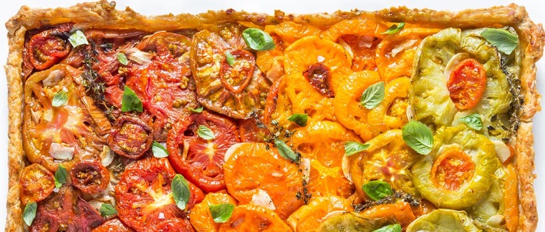 Tomato Pie with Cheddar-Thyme Crust