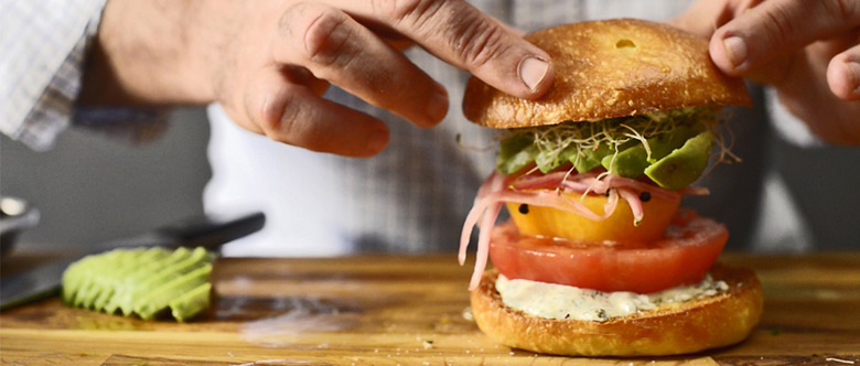 Jose Andres' Beefsteak Tomato Sandwich