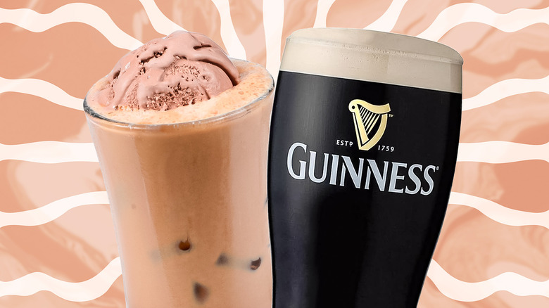 chocolate ice cream with Guinness