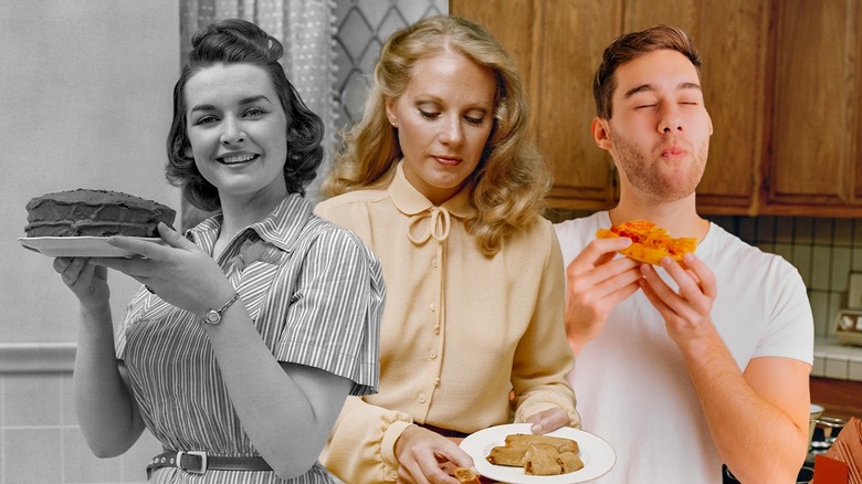 Three home cooks from different eras
